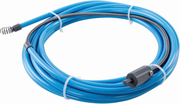 Silverline Abflussreinigungswerkzeuge Rohrreinigungsspirale mit Bohrmaschinenantrieb 6 mm x 7 m
