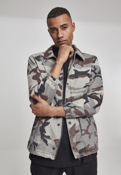 Urban Classics Camo Cotton Coach Jacket