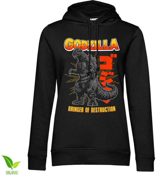 Godzilla - Bringer Of Destruction Girls Damen Hoodie Black