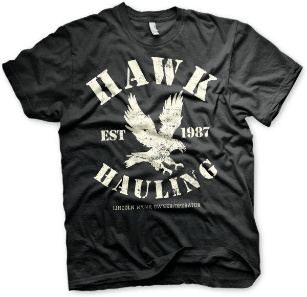 Over The Top Hawk Hauling T-Shirt Black