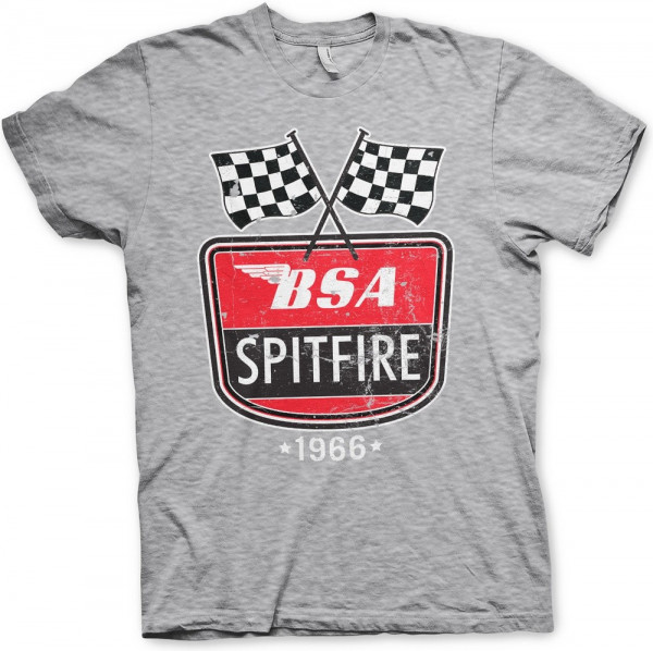 BSA Spitfire 1966 T-Shirt Heather-Grey