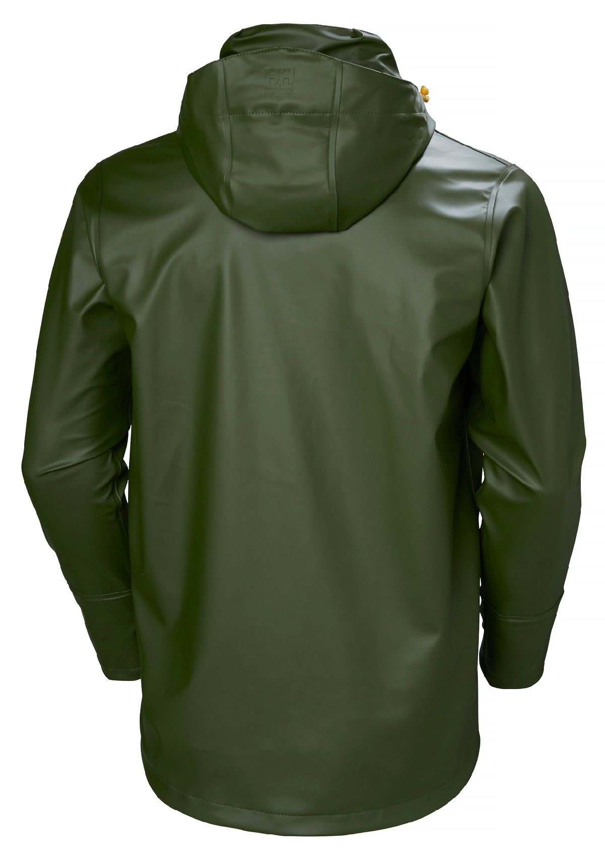 Army green rain jacket top