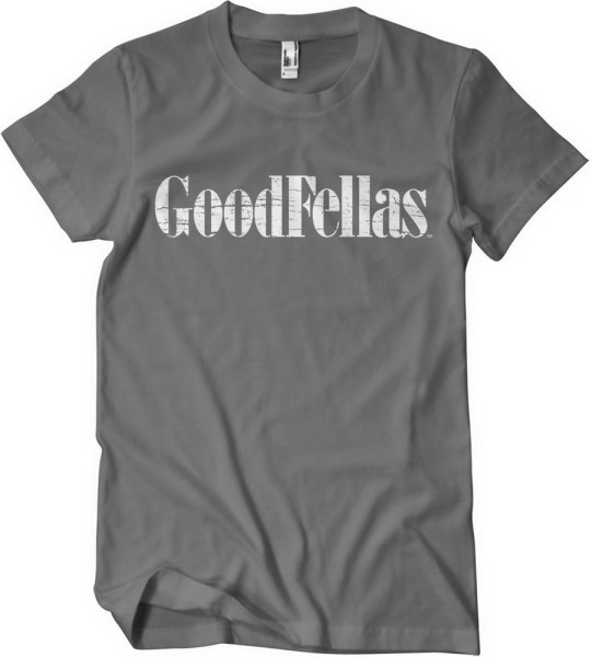 Goodfellas Cracked Logo T-Shirt Dark-Grey