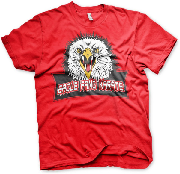 Cobra Kai Eagle Fang Karate T-Shirt Red