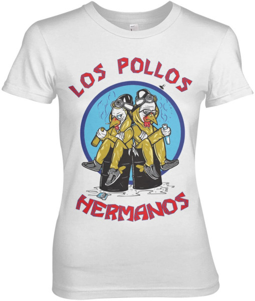 Breaking Bad Walter & Jesse Hermanos Girly Tee Damen T-Shirt White