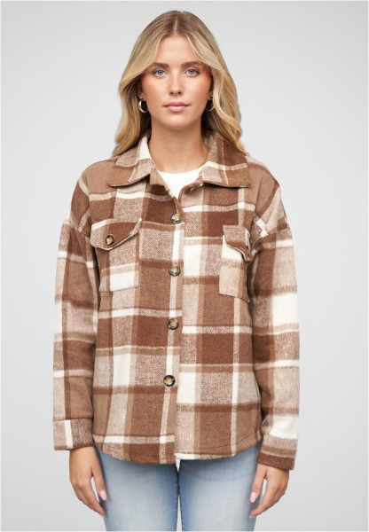Cloud5ive Damen Shacket Hemd-Jacke mit 2-Brusttaschen 22106389