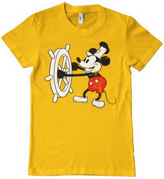 Hybris T-Shirt Steamboat Willie T-Shirt HY-1-SBW001-H70-7