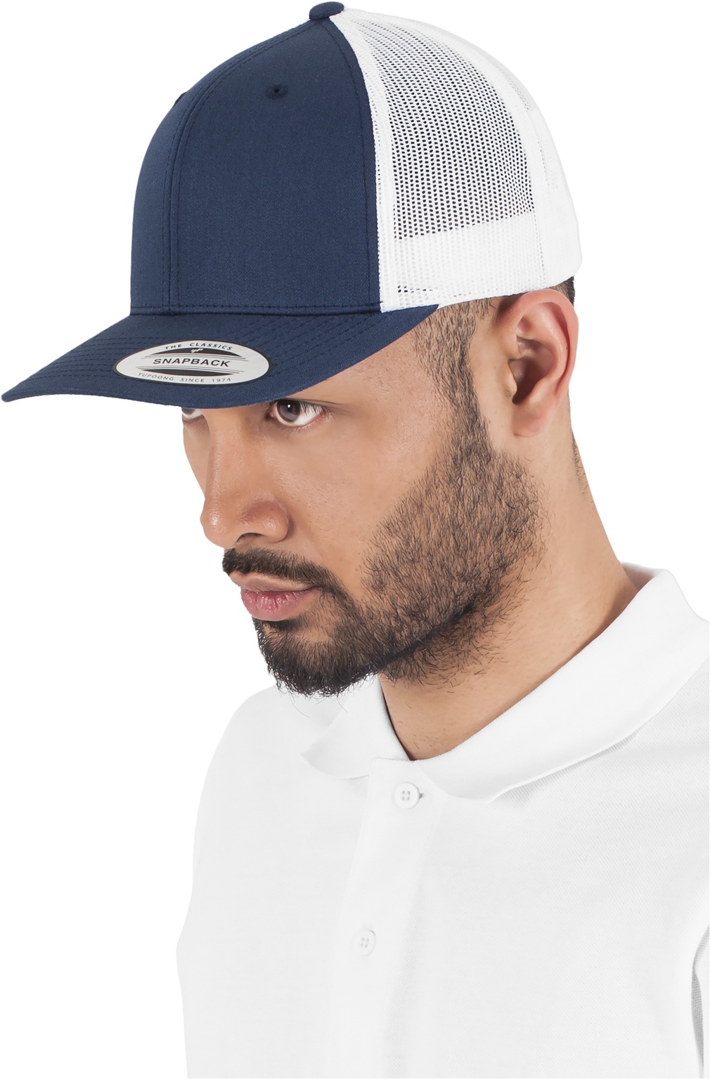Flexfit Cap Retro Trucker 2-Tone Nvy/Weiß - Herren / Unisex
