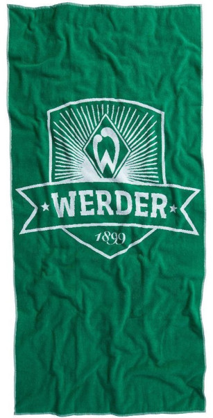 SV Werder Bremen Badetuch Wappen Fußball Grün/Weiß