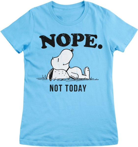Peanuts Damen Nope Not Today Girly Tee PNC-5-PN001-H83-1