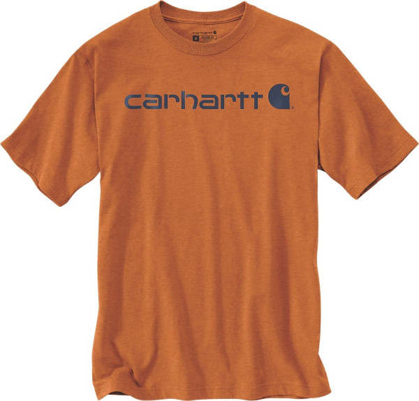 Carhartt Core Logo T-Shirt S/S Marmalade Heather