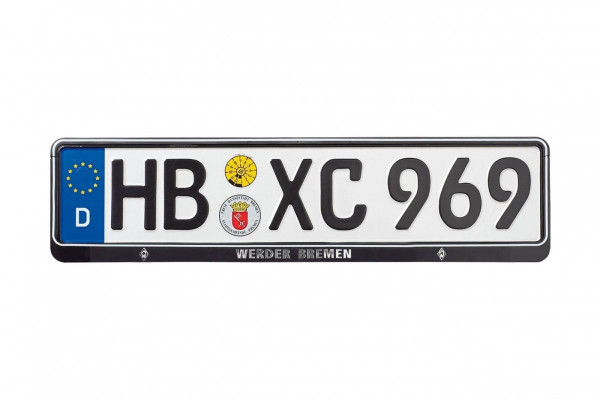 SV Werder Bremen Nummernschildhalter Fussball
