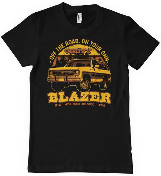 Chevrolet T-Shirt Chevy Blazer Off The Road T-Shirt GM-1-BLAZ002-H56-13
