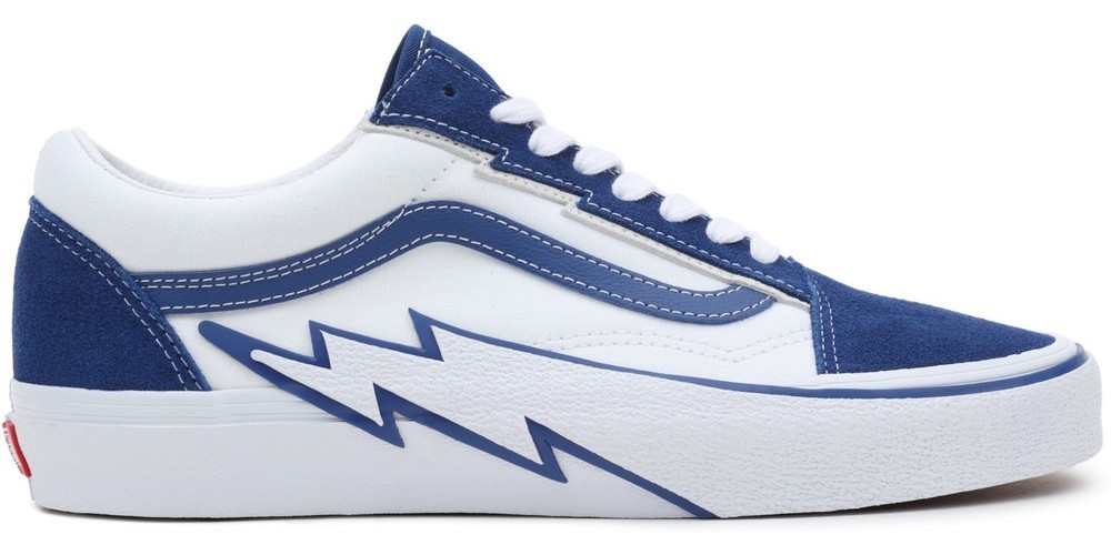 Vans old skool blue and white checkered clearance