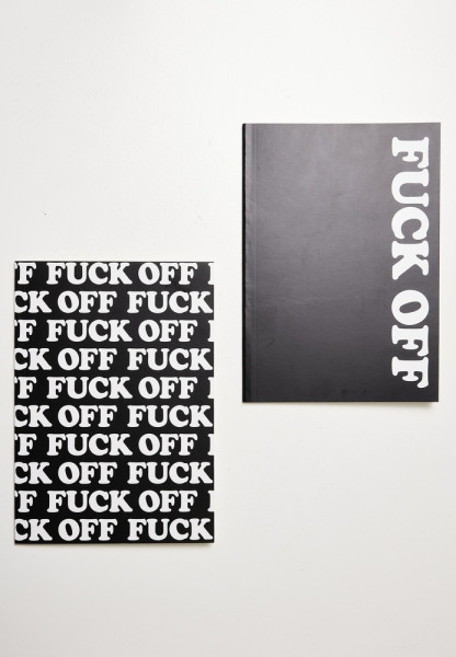 Mister Tee Notizbuch Fuck Off Exercise Book 2-Pack Black/White