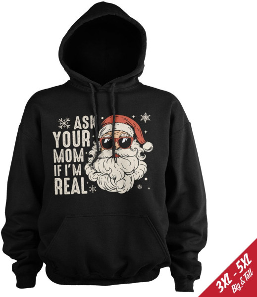 Hybris Ask You Mom If I'm Real Big Tall Hoodie SH-3-16090-H94-12