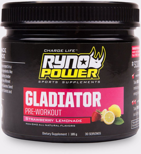 Ryno Power Suppliment Gladiator Pre-Workout 32103