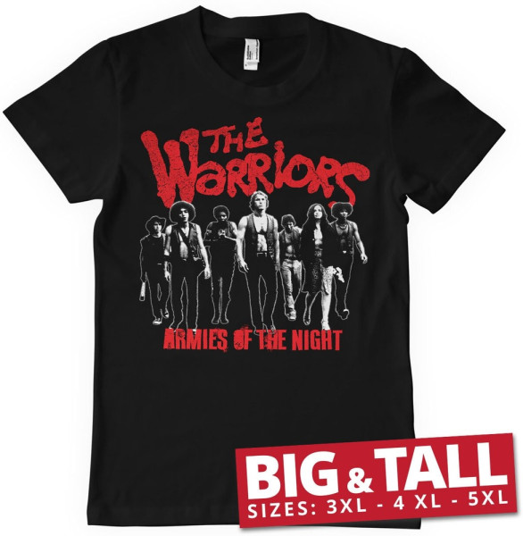 The Warriors Armies Of The Night Big & Tall T-Shirt Black