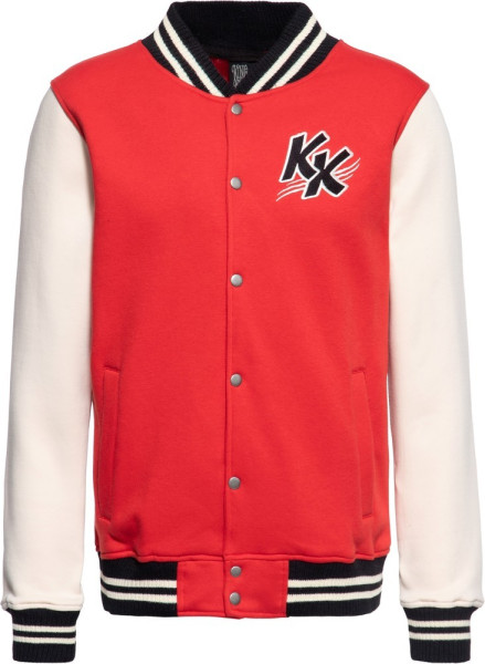 King Kerosin Street Rebel College Sweatjacke Rot