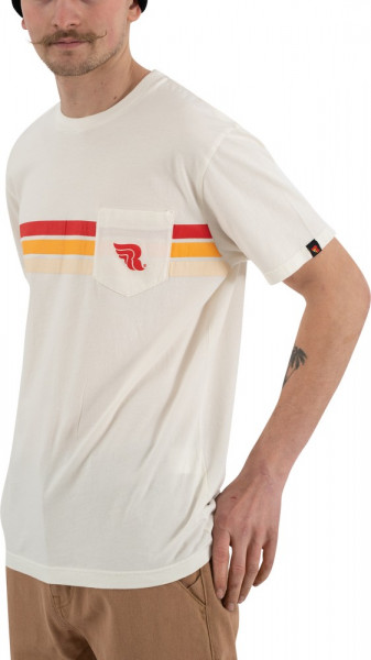 Riding Culture by Rokker T-Shirt Stripe Dirty White