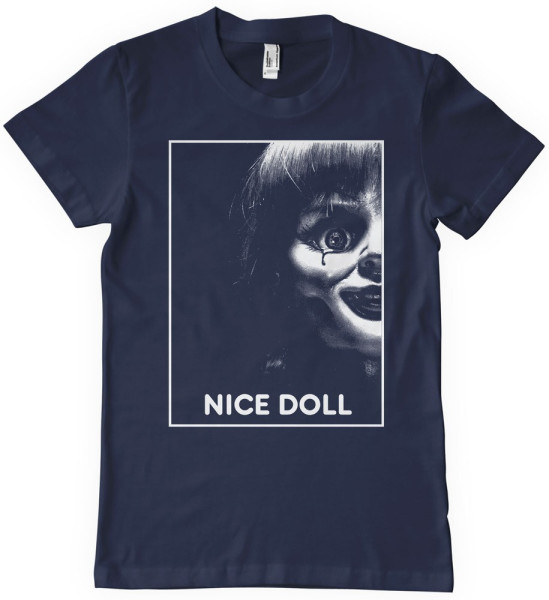 Annabelle Nice Doll T-Shirt Navy
