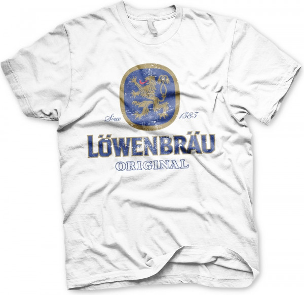 Löwenbräu Washed Logo T-Shirt White