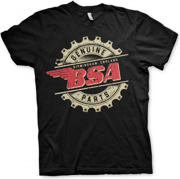 BSA Genuine Parts T-Shirt Black