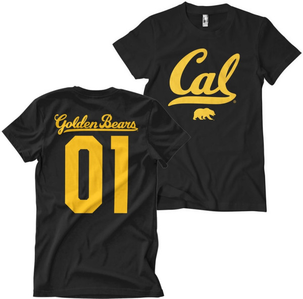 Berkeley University of California Golden Bears 01 T-Shirt Black