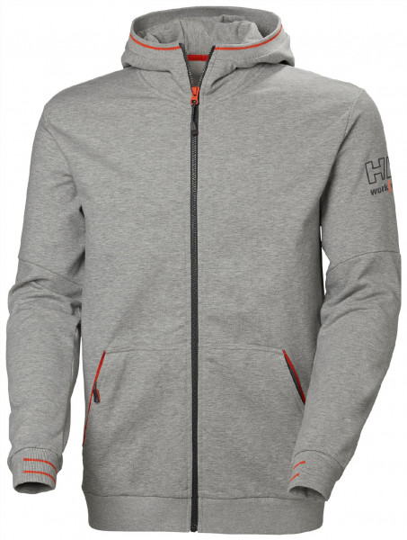 Helly Hansen Hoodie / Sweatshirt 79243 Kensington Zip Hoodie 930 Grey Melange