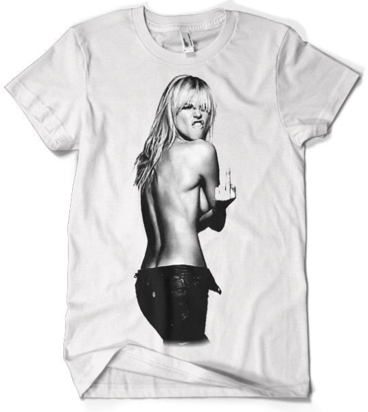 Hybris Heidi Gives The Finger T-Shirt SH-1-15536-H31-3