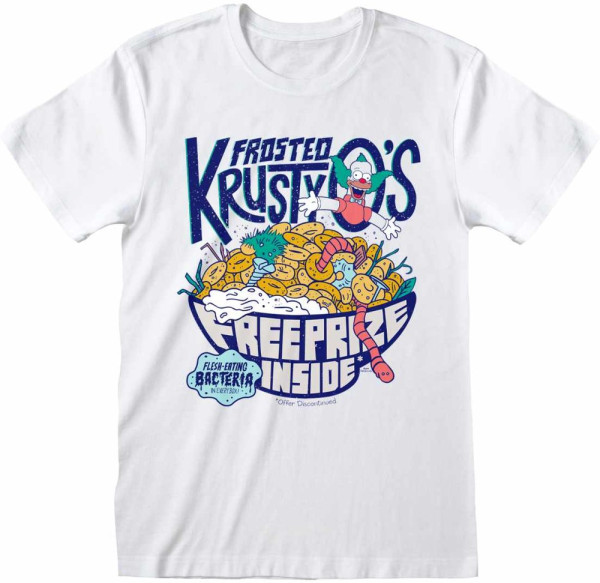 Simpsons - Frosted Crusty Qs (Unisex) T-Shirt White