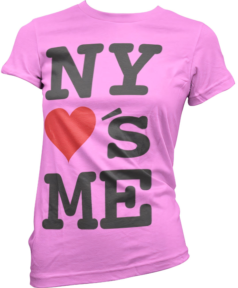Tokigt Damen Ny Loves Me Girly Tee SH-5-15337-LFH4-9 - Damen