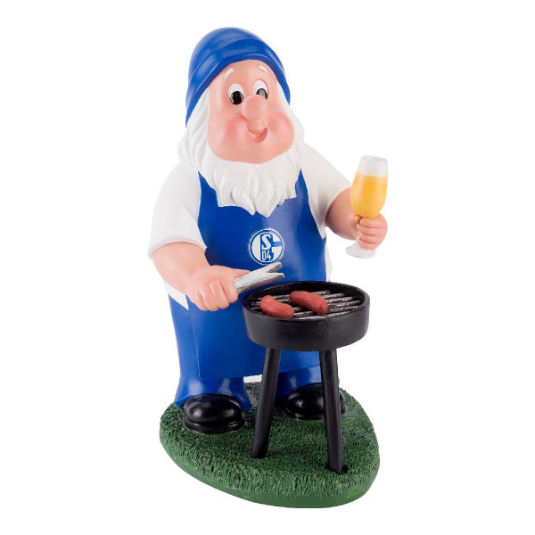 FC Schalke 04 S04 Grill Zwerg Fussball 1. Bundesliga Blue