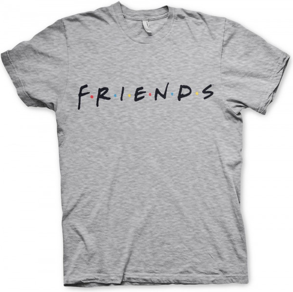 Friends Logo T-Shirt Heather-Grey