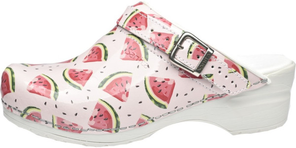 Sanita Damen Clog offen Melon Rose