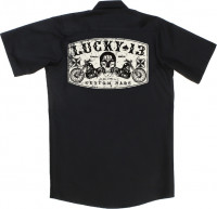 Lucky 13 Hemd Dual Chopper Workshirt Black