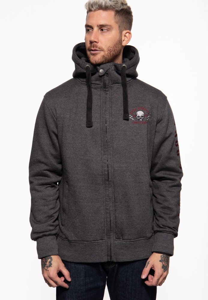 King Kerosin Sweatjacke mit Kapuze Lound & Dirty - Herren / Unisex