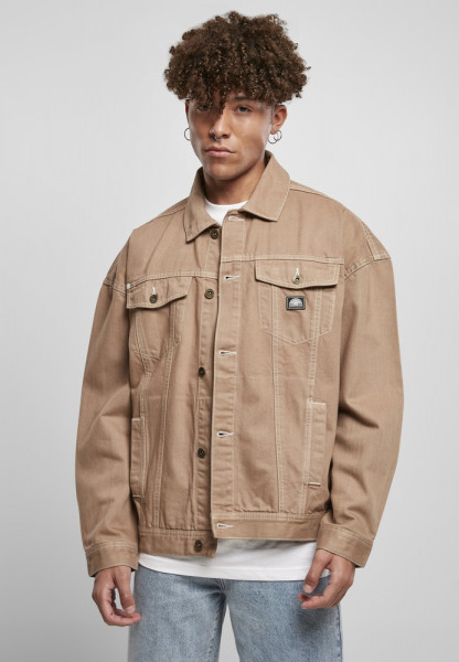 Southpole Script Cotton Jacket Warmsand