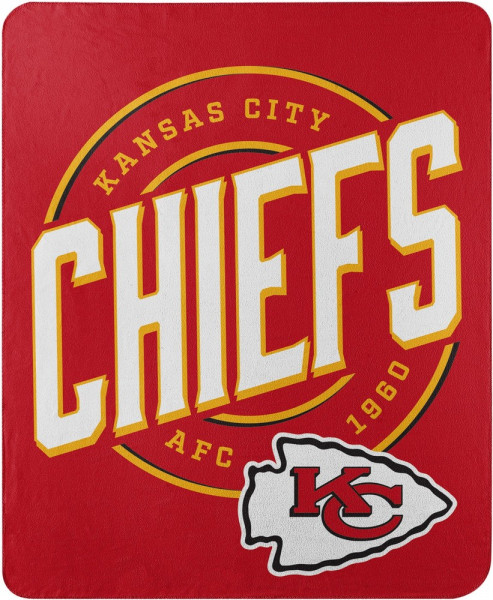 Kansas City Chiefs Decke Campaign American Football NFL Rot/Gelb