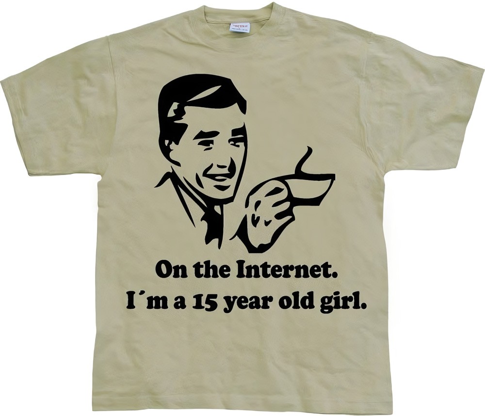 Hybris 15 Year Old Girl On The Internet Khaki - Herren / Unisex