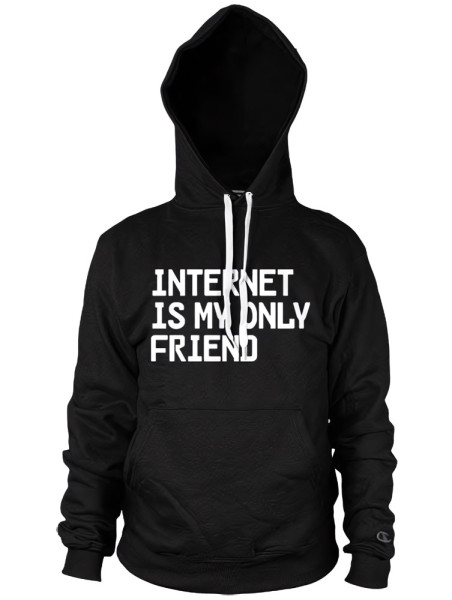 Tokigt Internet Is My Only Friend Hoodie SH-3-15343-LFH2-2