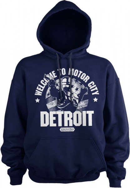Robocop Welcome To Motor City Hoodie Navy