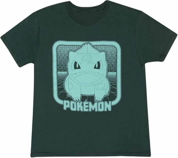 Pokemon - Bulbasaur Retro Arcade Jungen T-Shirt