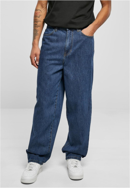 Urban Classics Hose 90‘S Jeans Mid Indigo Washed