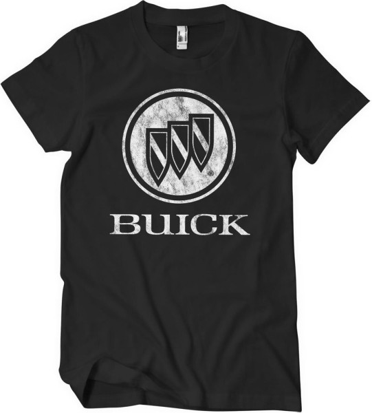 Buick T-Shirt Distressed Logo T-Shirt GM-1-BUICK005-H54-1