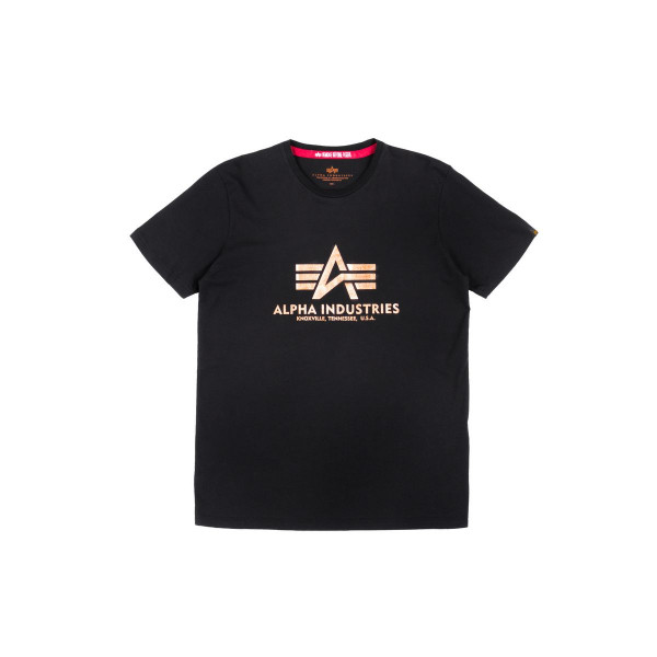 Alpha Industries Basic T-Shirt Black/Gold