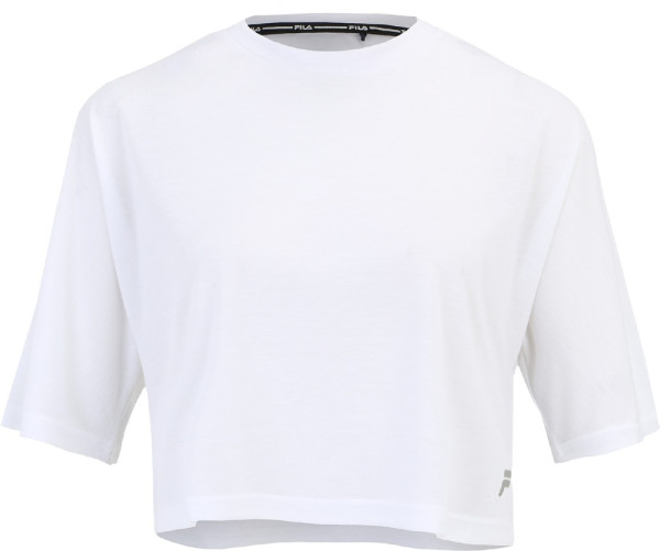 Fila Damen Kurzarmshirt Recanati Cropped Shirt Bright White