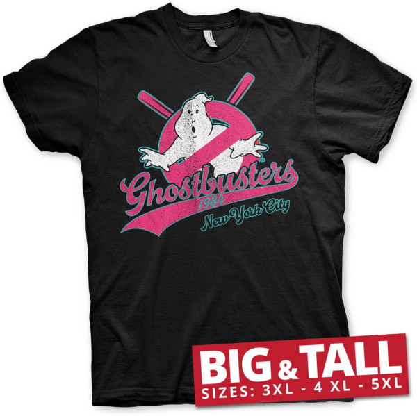 Ghostbusters New York City Big & Tall T-Shirt Black