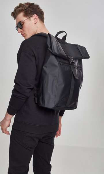 Urban Classics Tasche Folded Messenger Backpack Black
