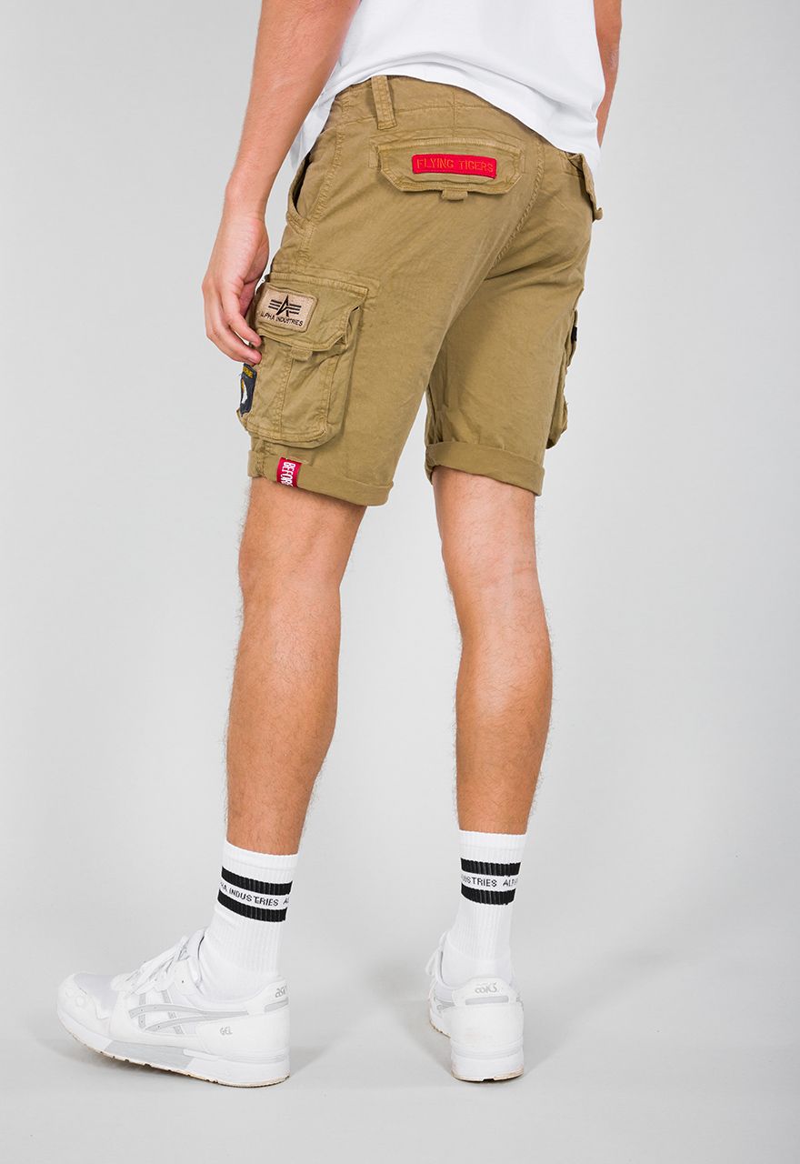 Alpha Industries Crew Short Patch Shorts Hose Sand Shorts Men